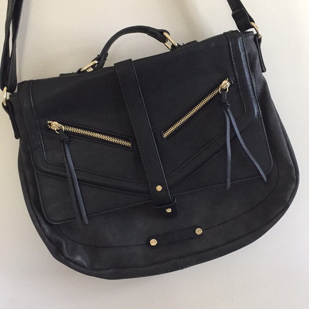 Black Target Crossbody Purse